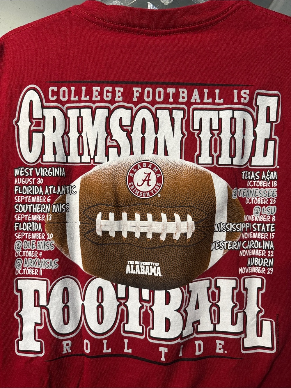 2014 Alabama Football Tee 2XL